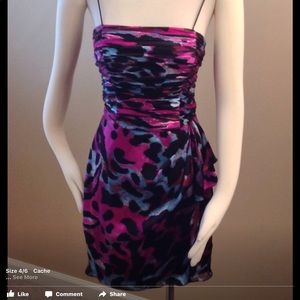 Cache Strapless Evening Dress